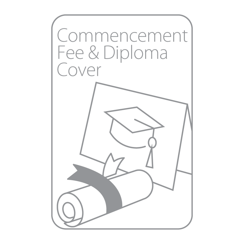Commencement Fee + Diploma Cover